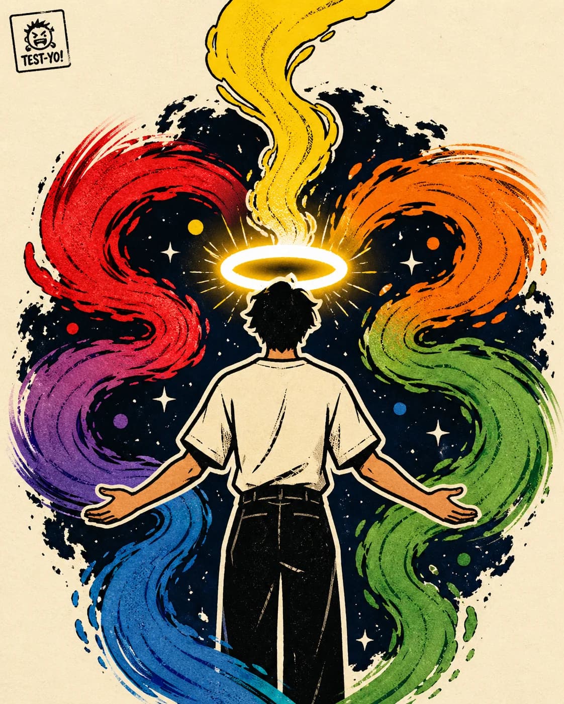 Couleur d'aura test — illustration de couverture