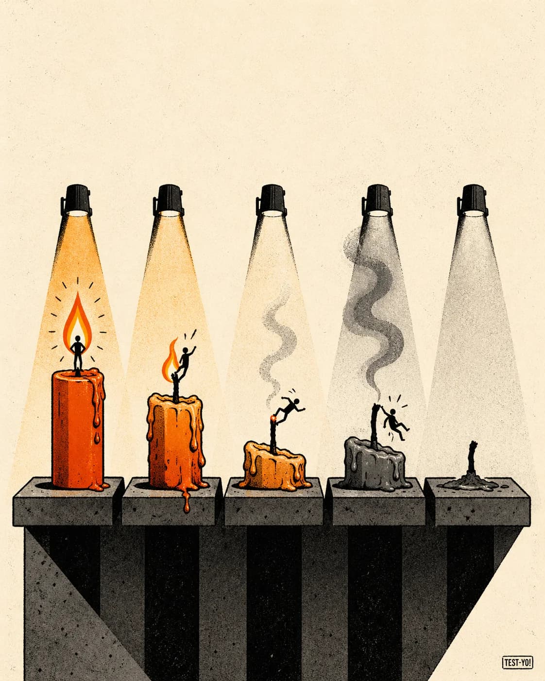 Etapa de Agotamiento test — ilustración de portada