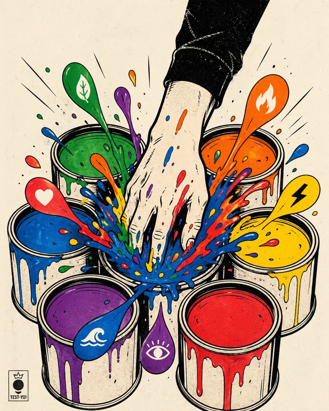 Color Personality test — cover illustration