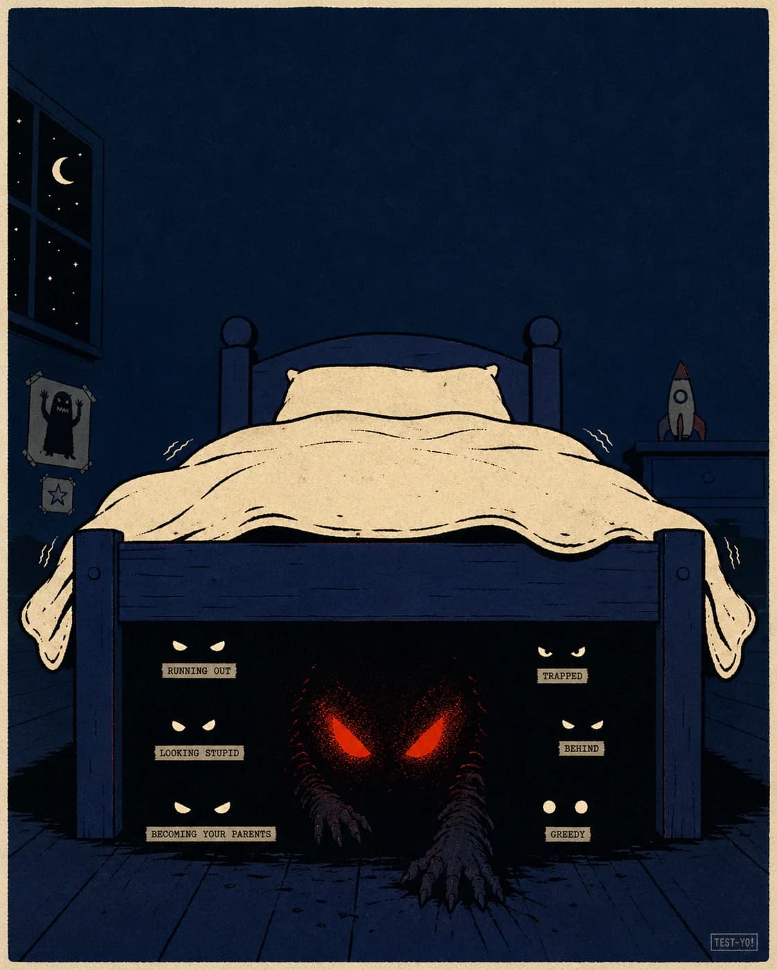 Miedo financiero test — ilustración de portada