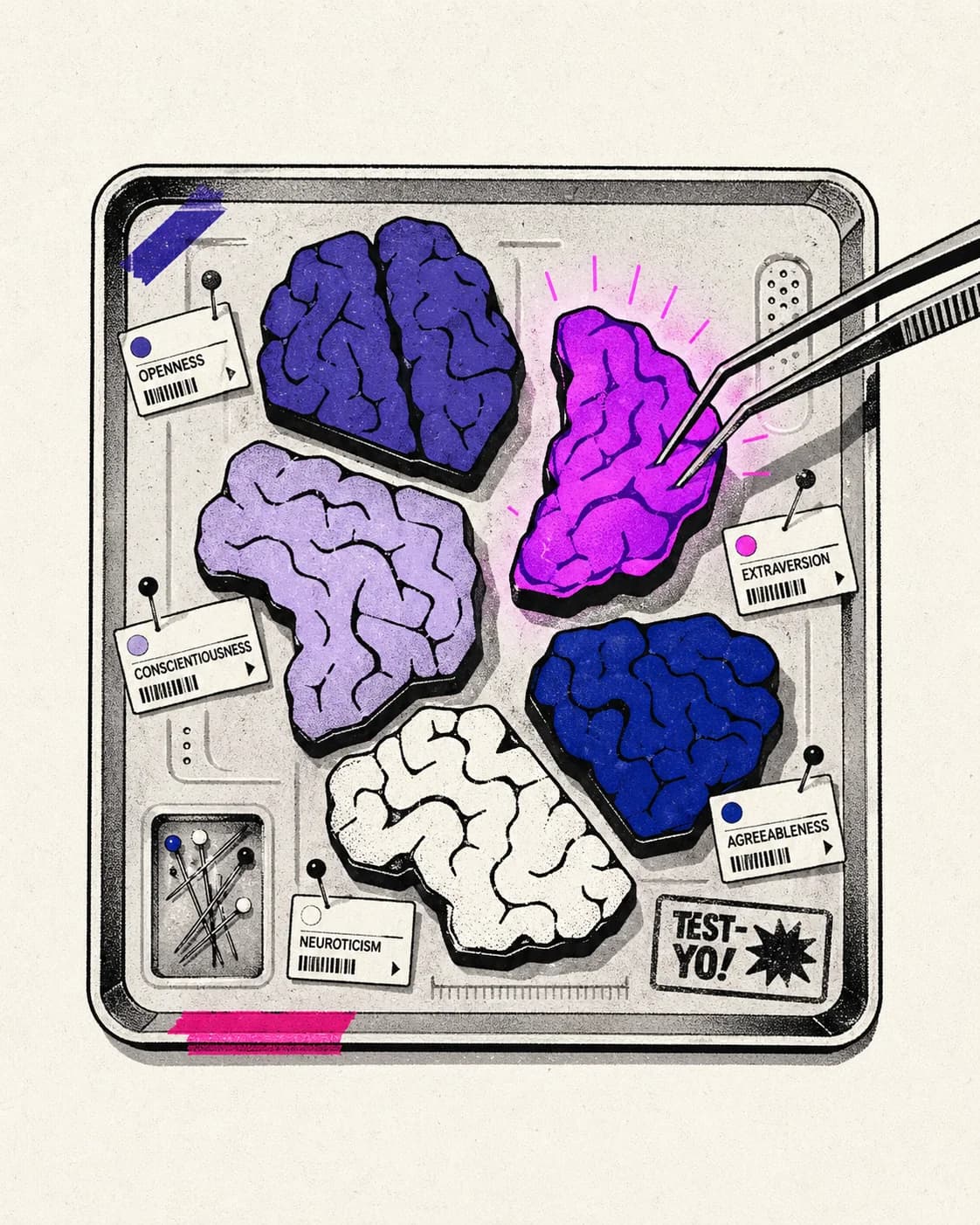 Personality test — cover illustration