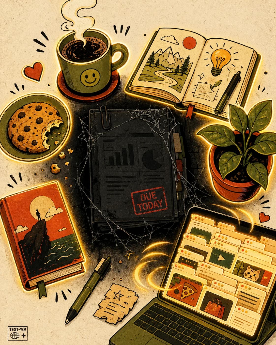 Procrastinator Type टेस्ट — cover illustration