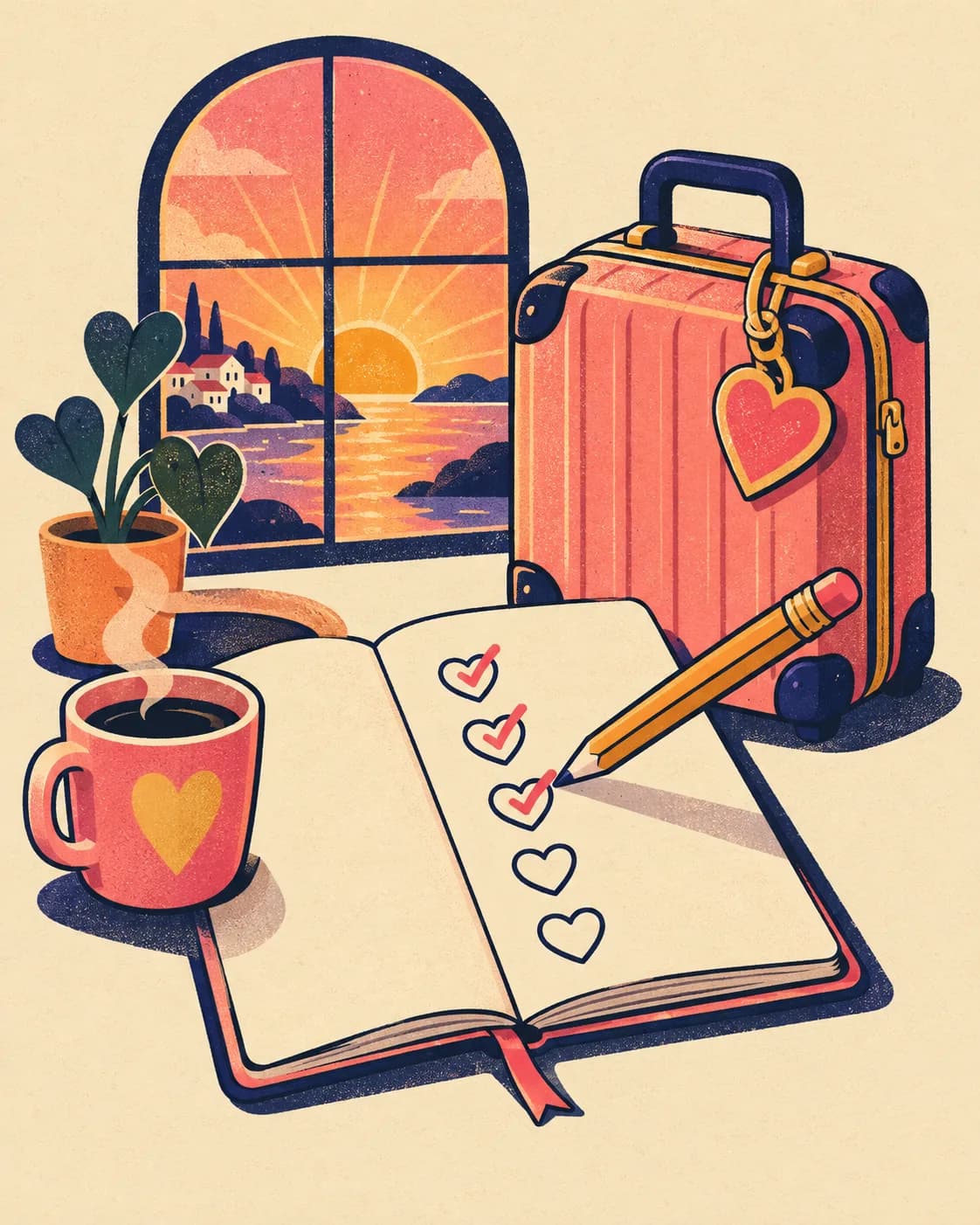 Ready for a relationship? test — cover illustration