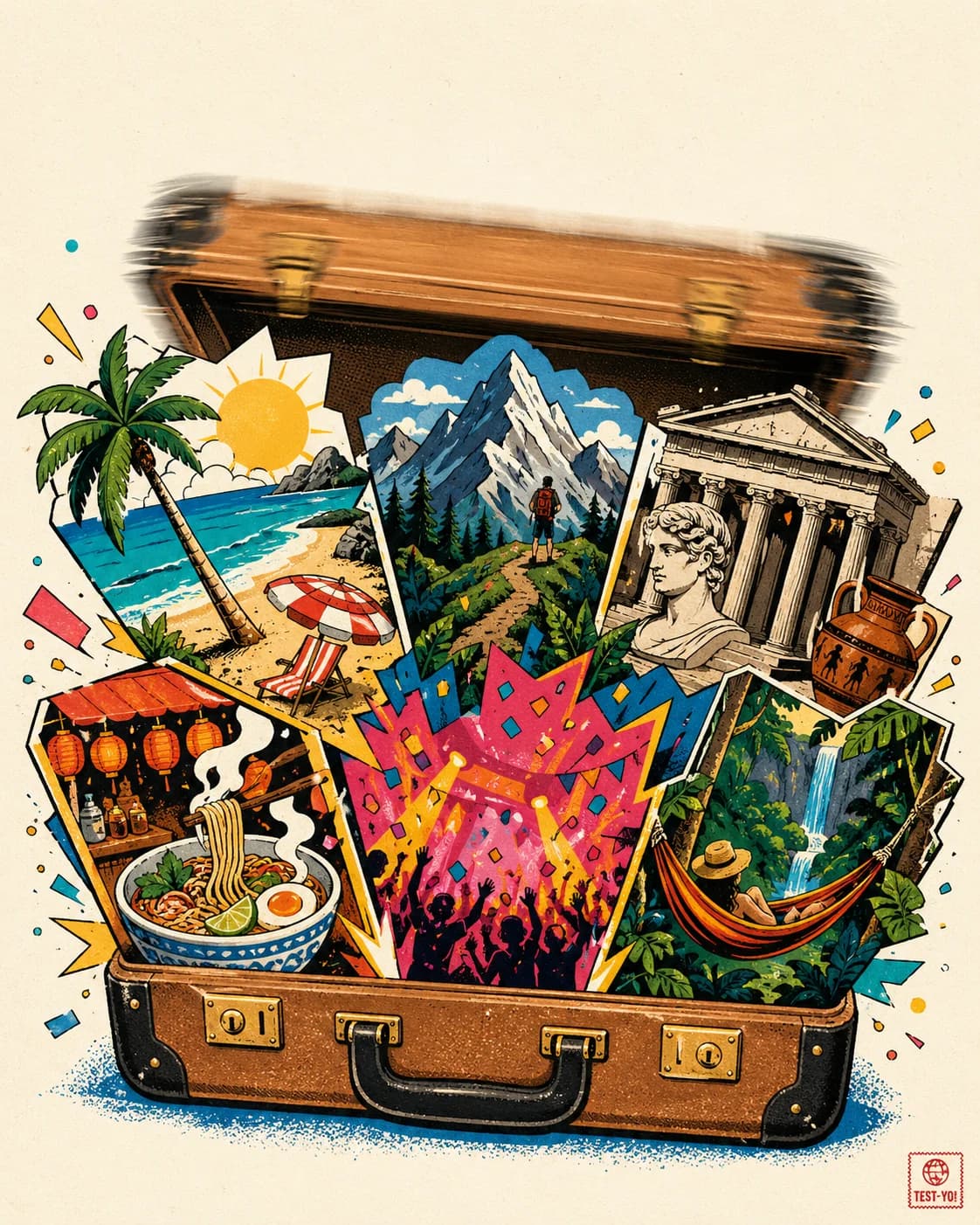 Vacation Type test — cover illustration